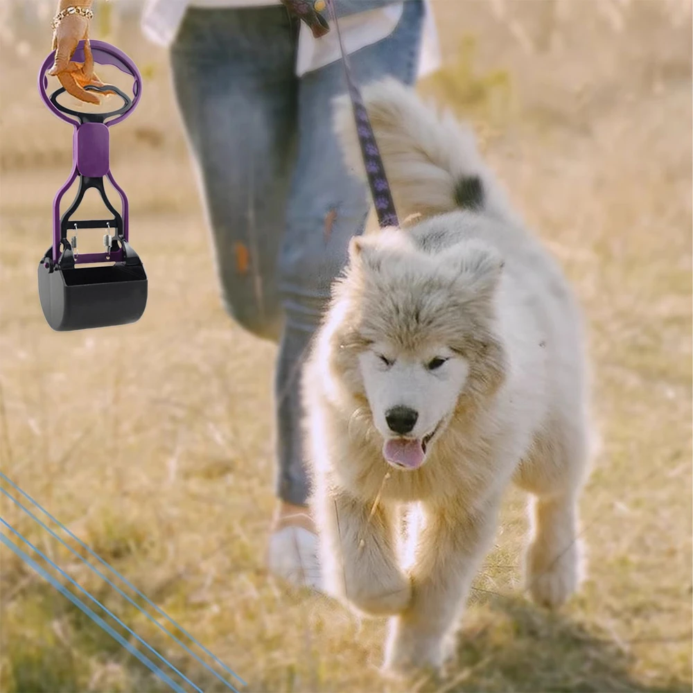 Convenient Outdoor Pet Poop Picker Easy Use Portable Pet Waste Scooper